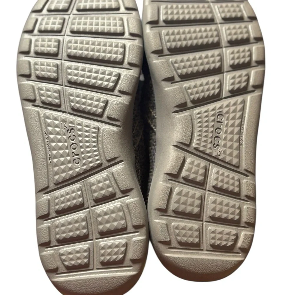 Crocs Kinsale Static Slip-on Shoes 'Grey White Size 9 - Picture 6 of 6